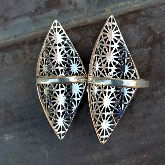 New Lapis Lazuli Silver Statement Ring. - Picture 4 of 16